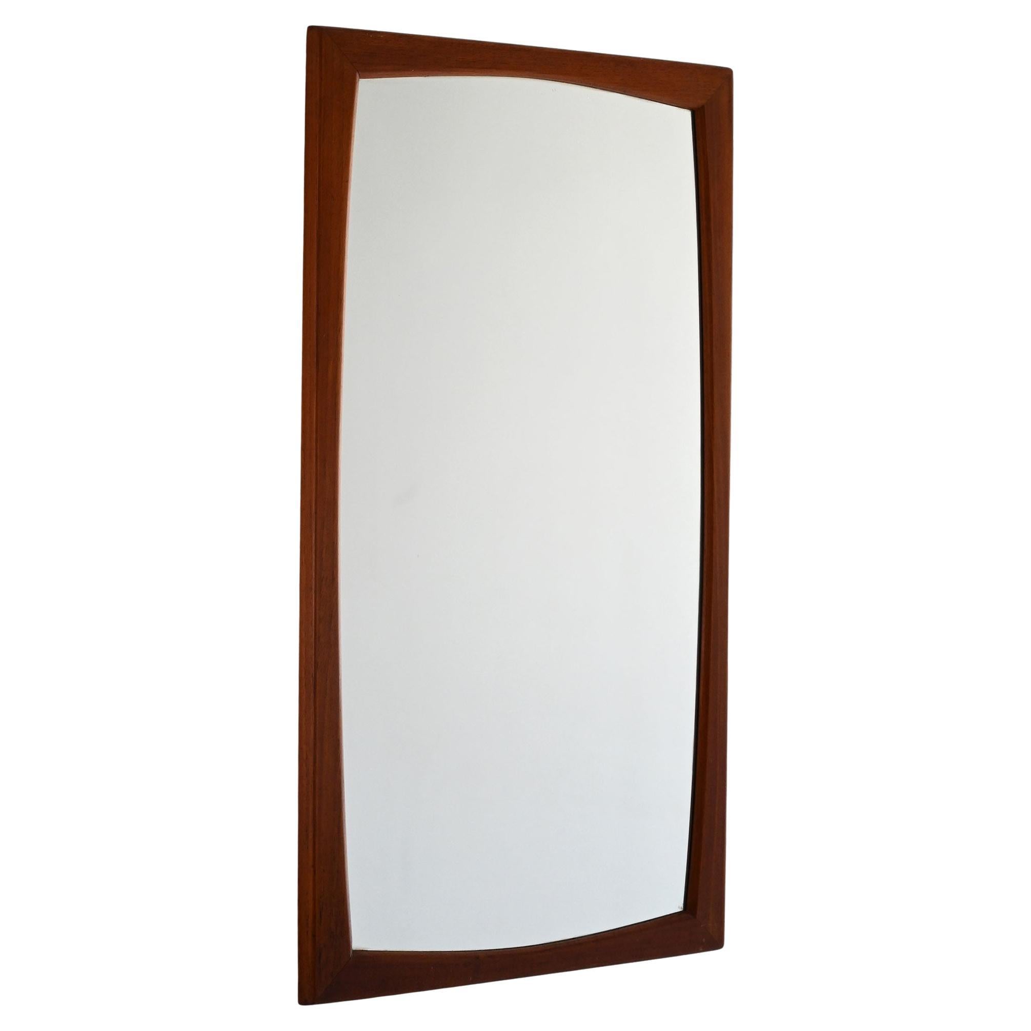 Danish Aksel Kjersgaard teak mirror from the 1950s/60s