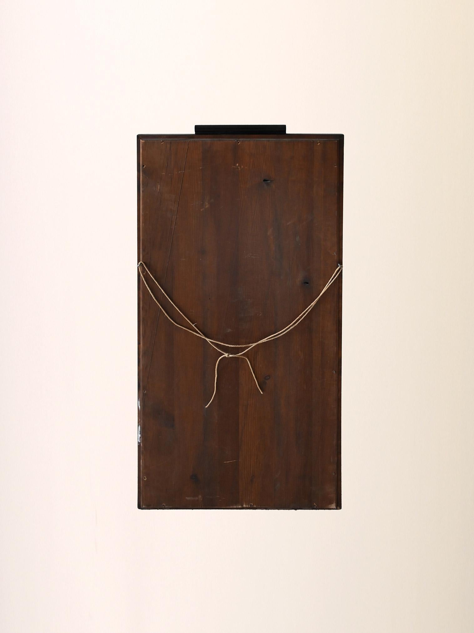 Espejo déco escandinavo de raíz de abedul Mid-20th Century en venta