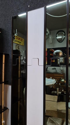 Specchio e appendiabiti da parete "Gronda" di Luciano Bertoncini, anni '70