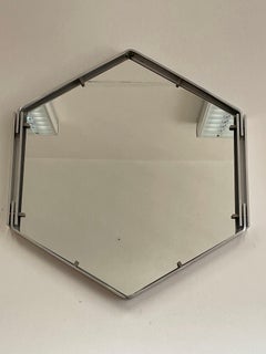 1970s hexagonal mirror