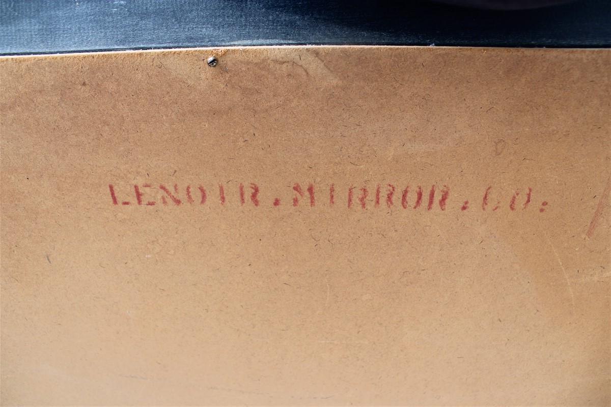 Specchio Francese Lenoir 1960 Smerlato a Guantiera Mid-century in vendita 4
