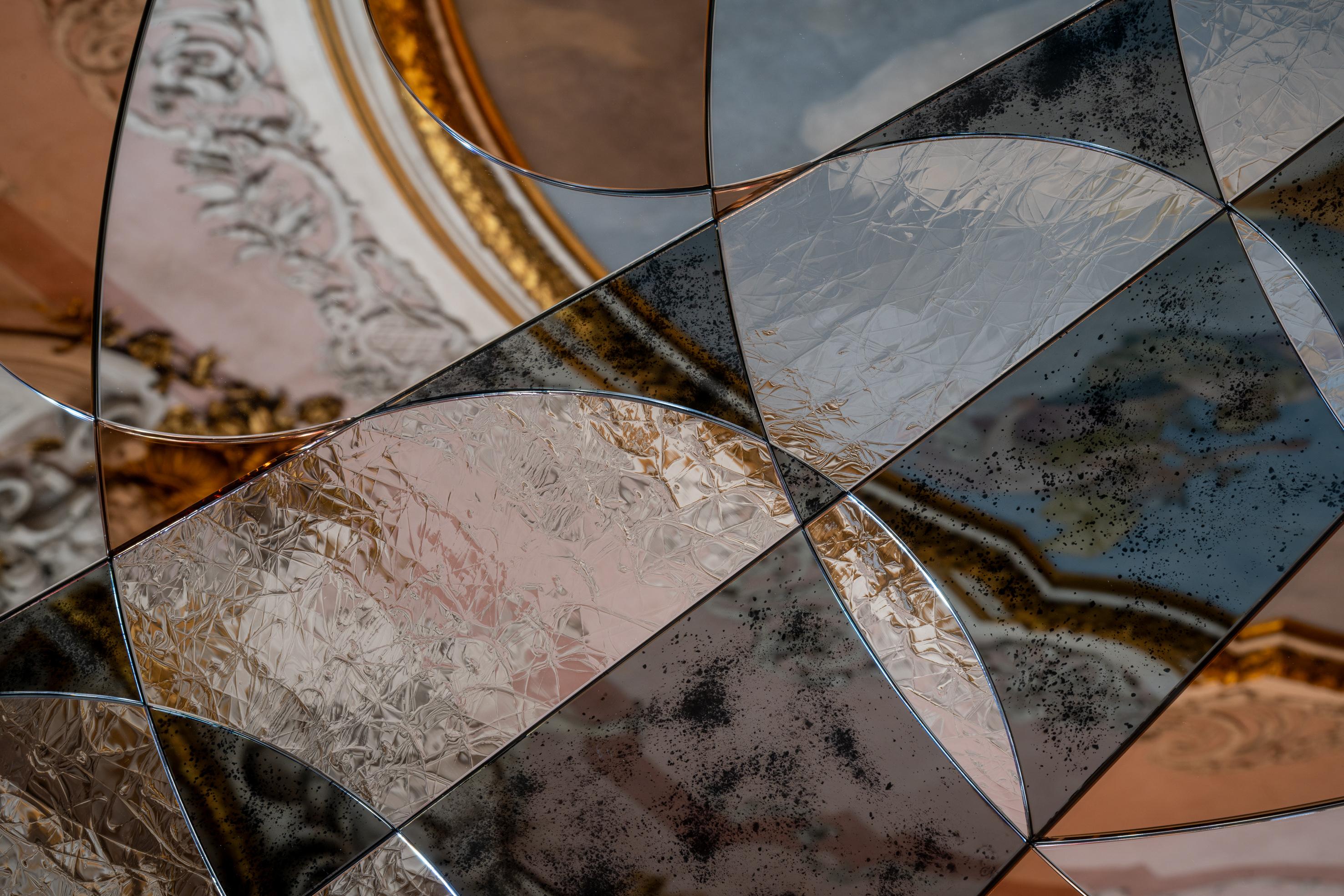 Ottone Specchio Futurista - di Giberto Venezia in vendita