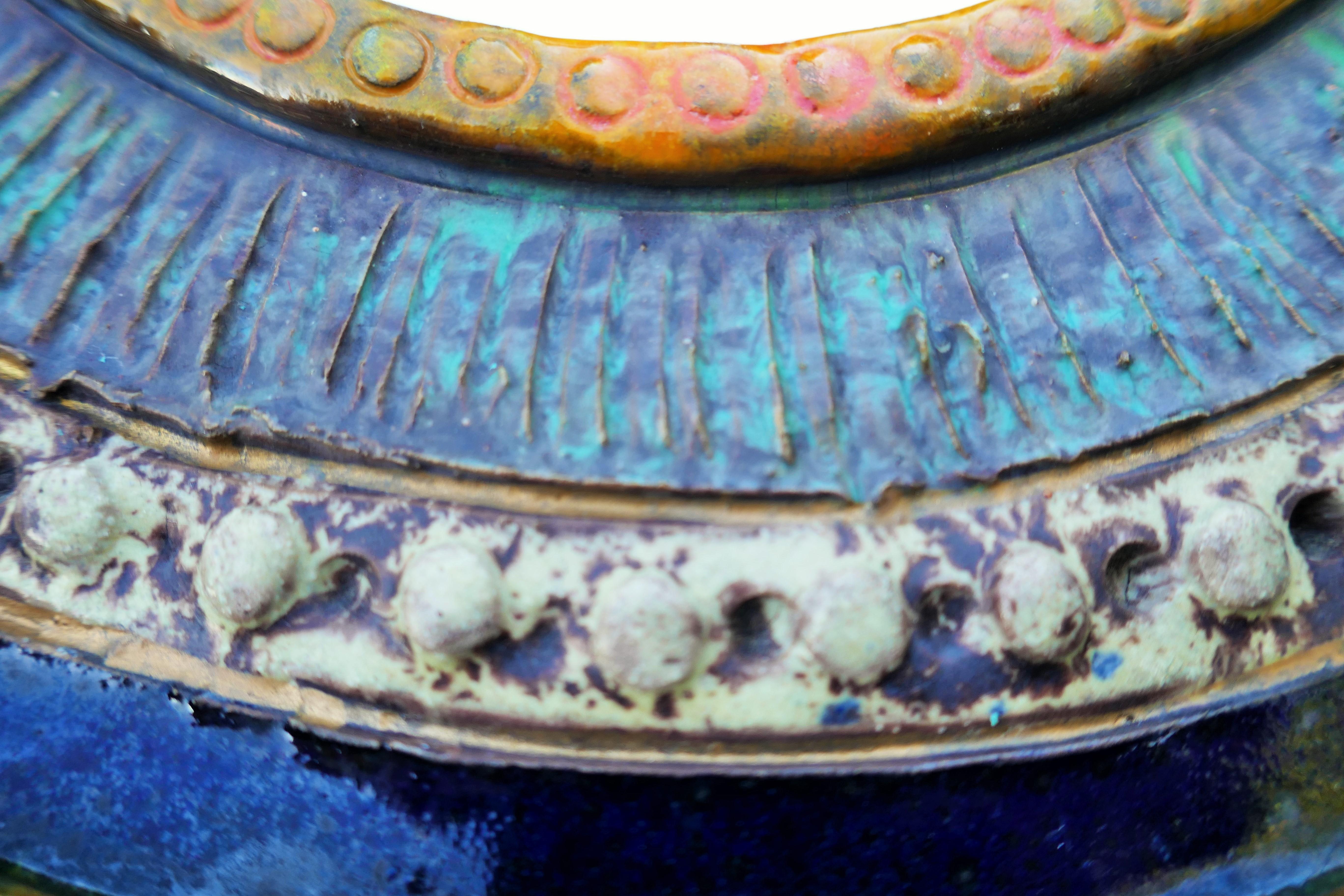 Specchio in Keramik, Emilia Palomba zugeschrieben im Angebot 14