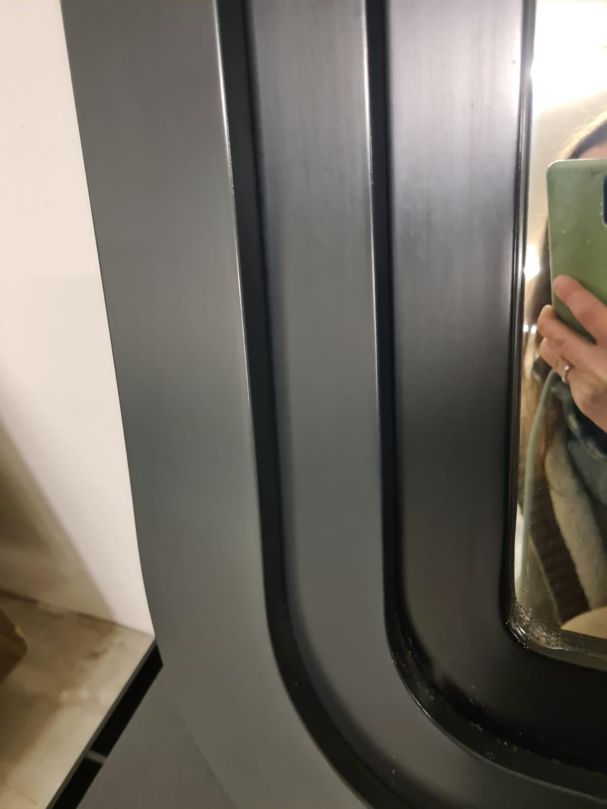 Late 20th Century Miroir en bois laqué 1970 en vente