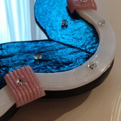 Specchio in Vetro di Murano "San Diego"  in Stile Contemporaneo