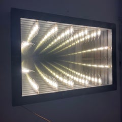 Infinity Mirror - Handmade Prototype - Italy - 1990s