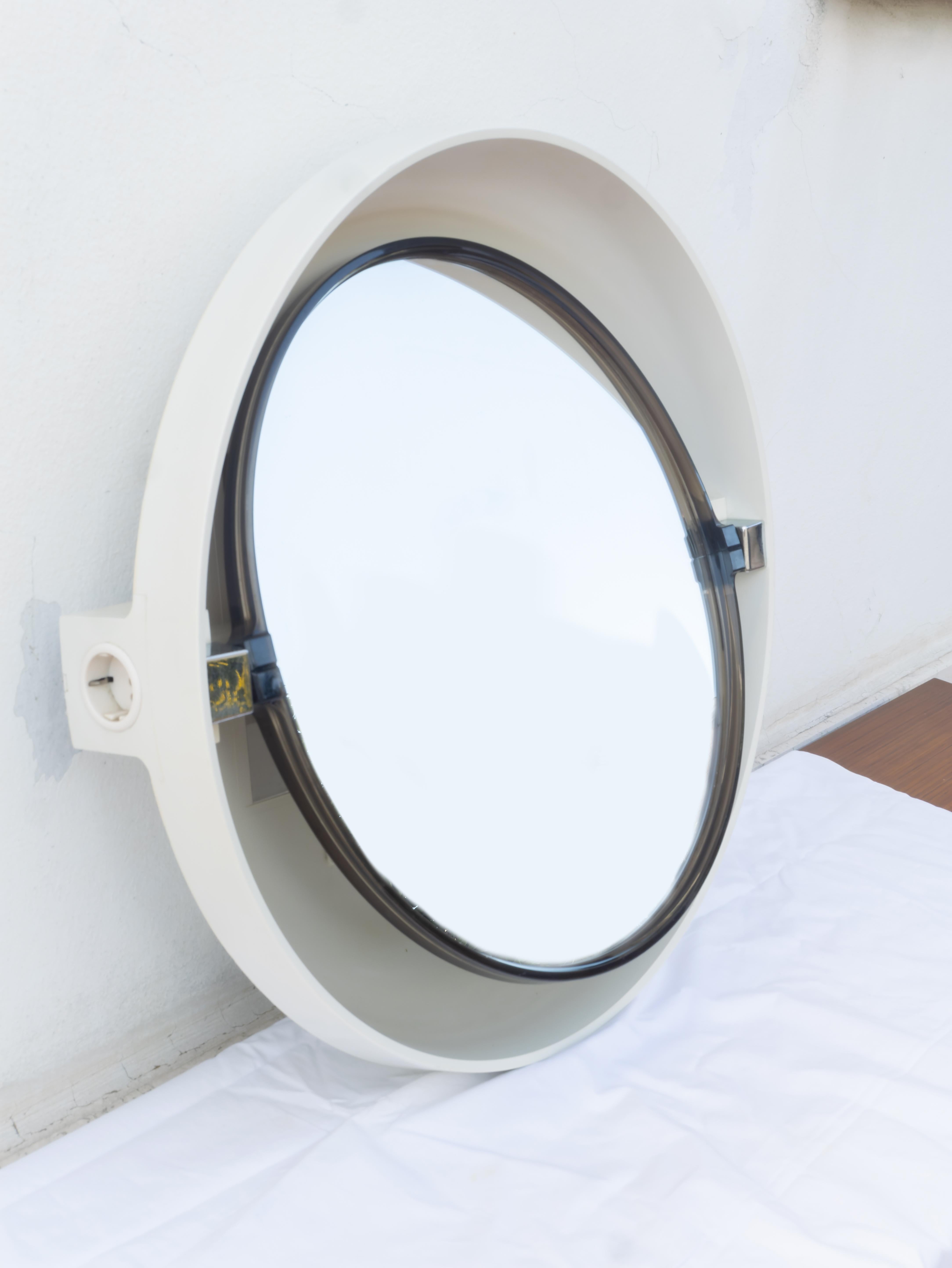 Mid-Century Modern Allibert's Italian Mirror, 1970s For Sale