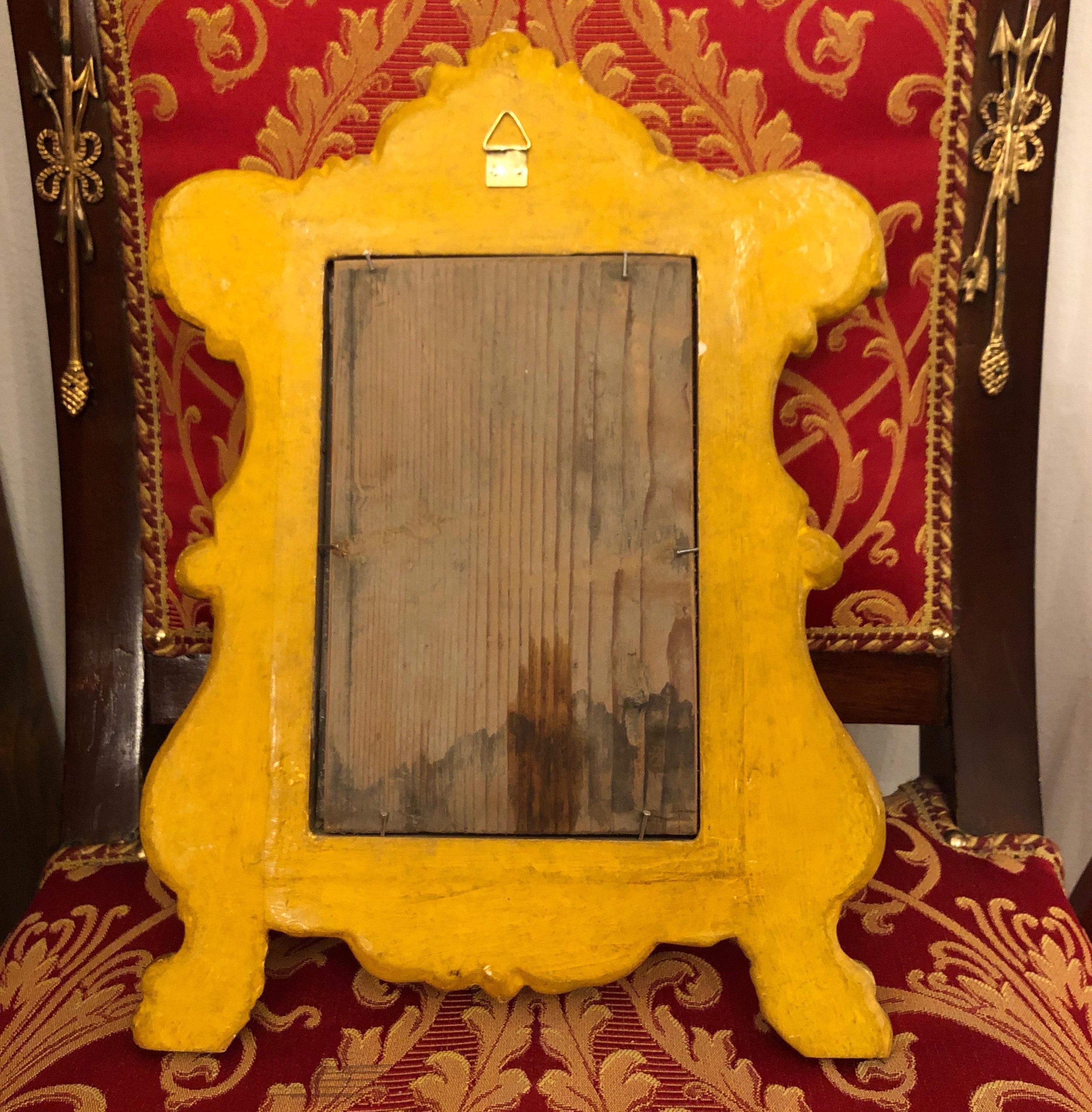 Specchio Italiano Dorato Intagliato inizio 1800 in stile Luigi XV  For Sale 5