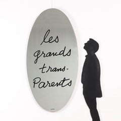 Espejo Les Grands Trans-Parents de Man Ray para Cassina años 80