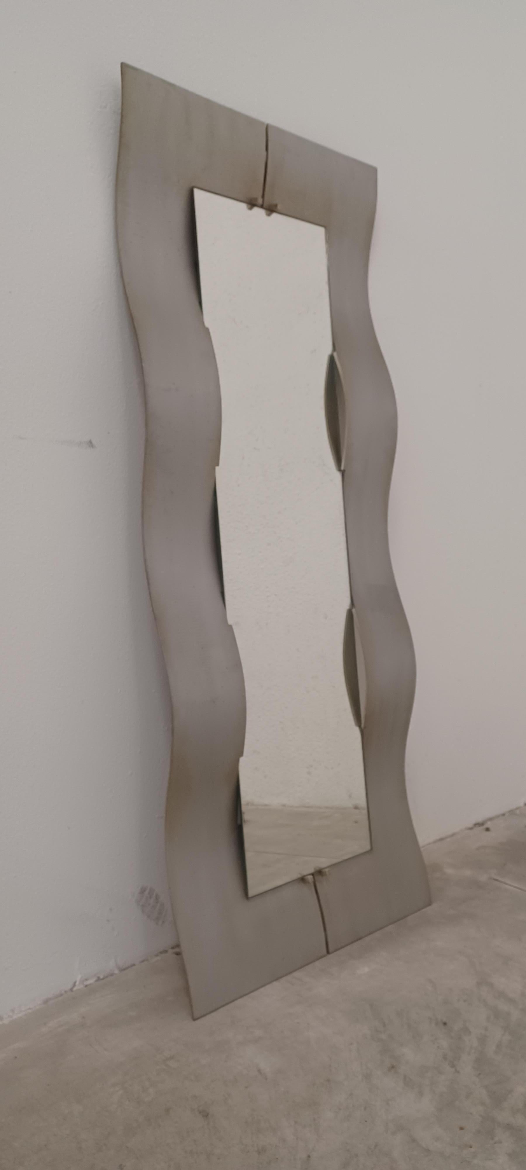 Aluminium Miroir Lorenzo Burchiellaro en vente