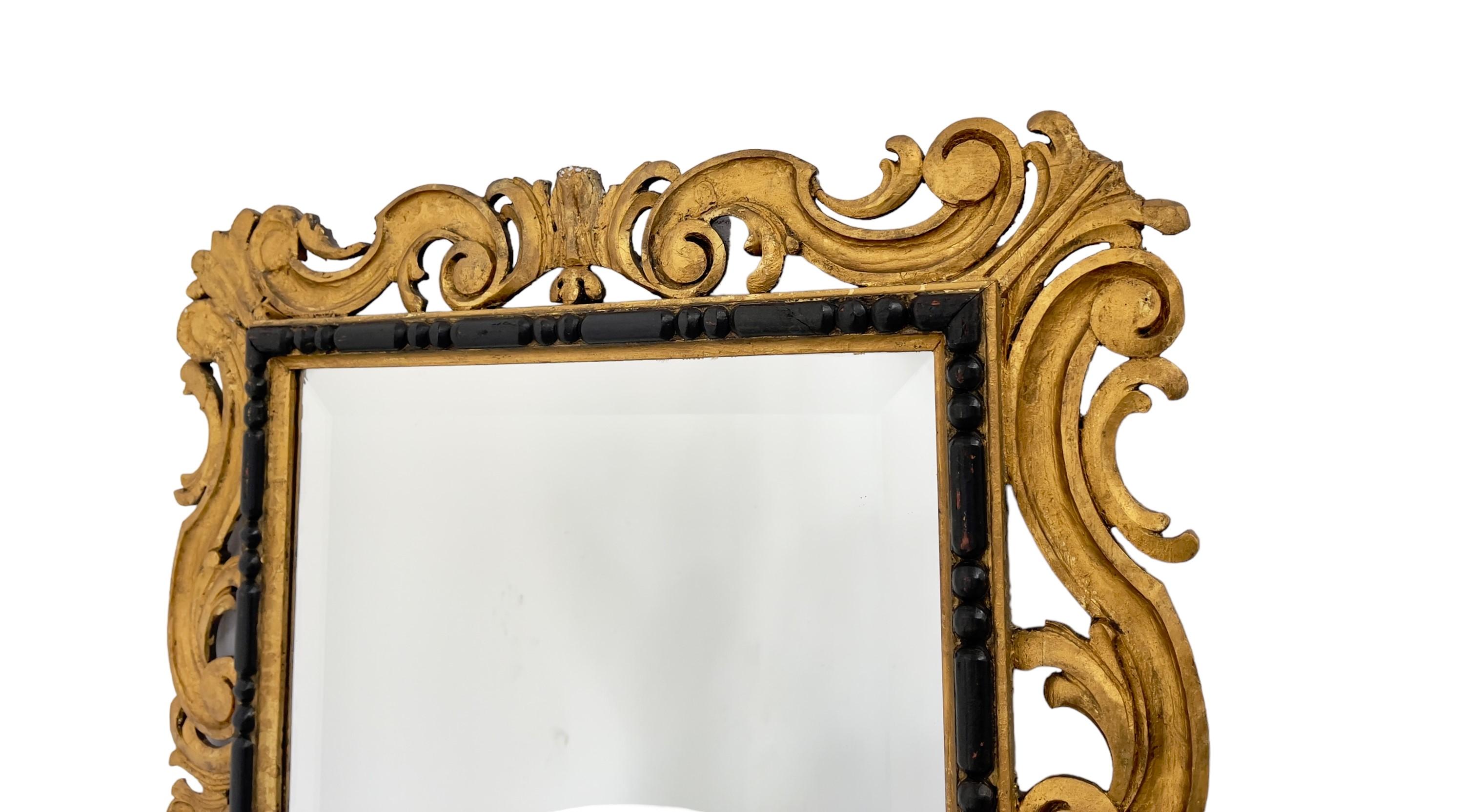 18th Century and Earlier Mirror, Italian Manufacture, 1700s For Sale