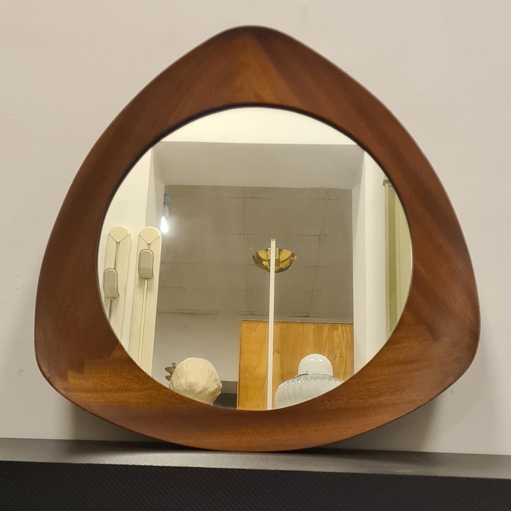 Italian Oscar model mirror by Campo & Graffi for Home 1958 For Sale