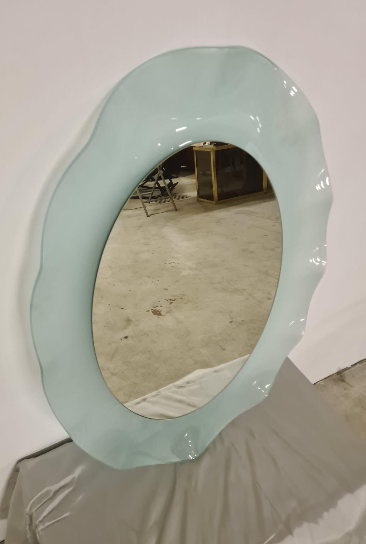 Specchio Onda di Nanda Vigo per Glas Italia 1980 in vendita 4