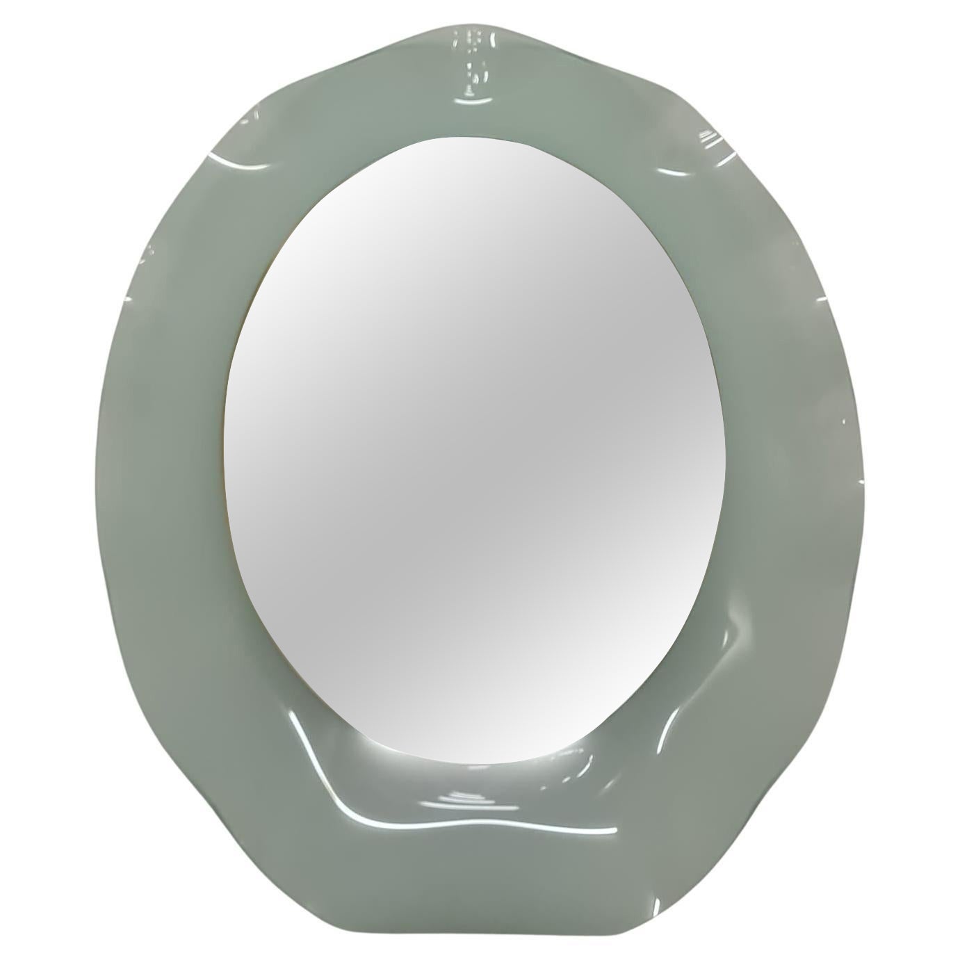 Onda mirror by Nanda Vigo for Glas Italia 1980 For Sale