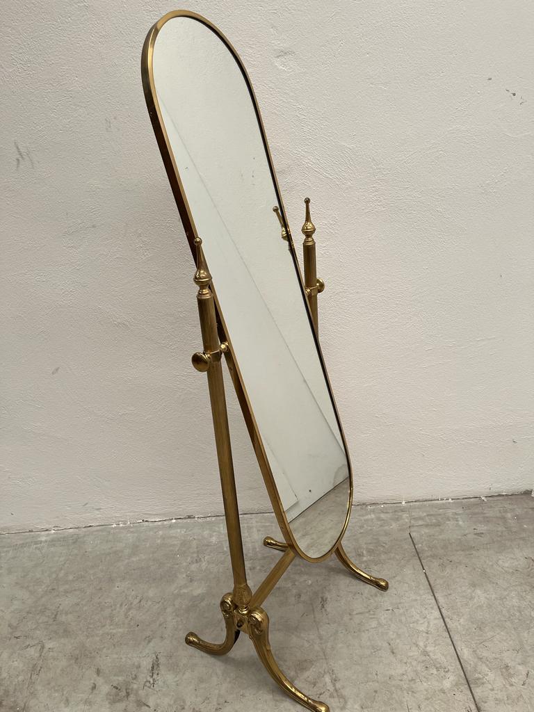 Italian Oscillating Mirror Made In Italy 20th Century For Sale