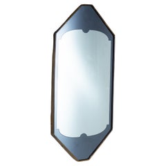 Miroir octogonal en laiton