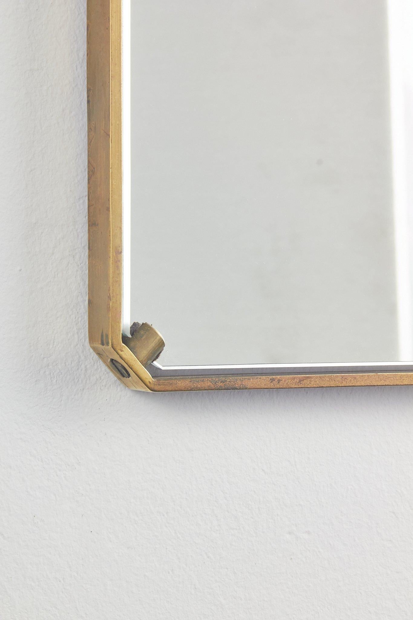 Specchio ottone di 