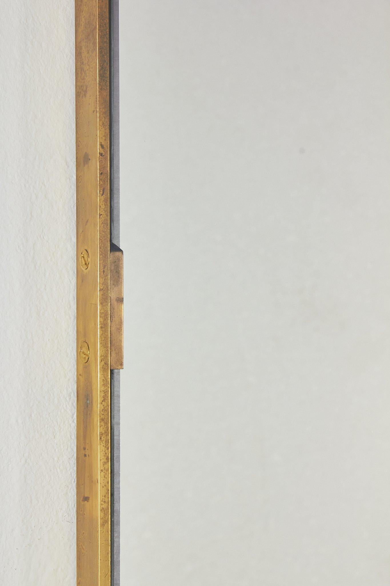 Specchio ottone di 