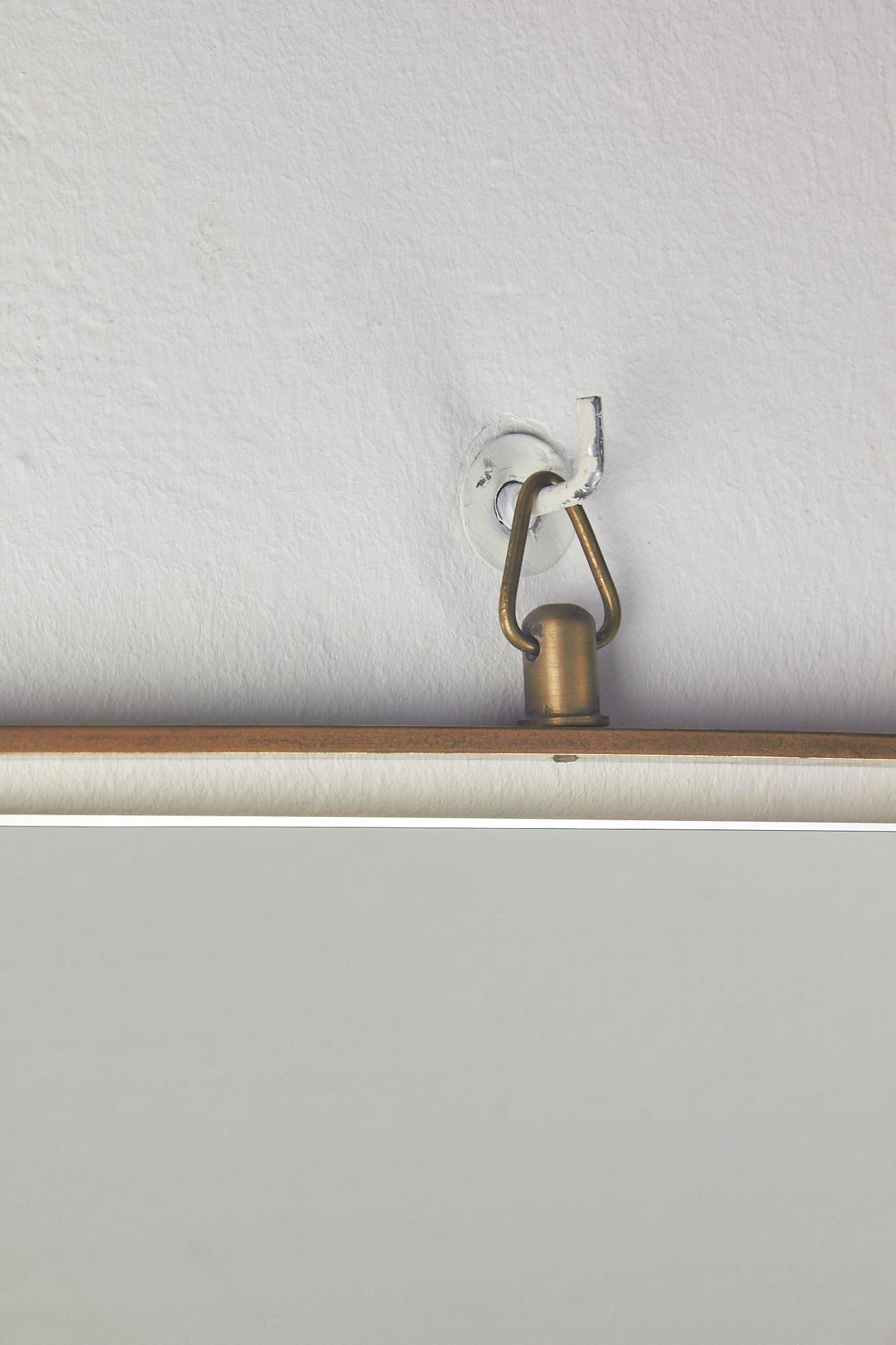 Specchio ottone di 