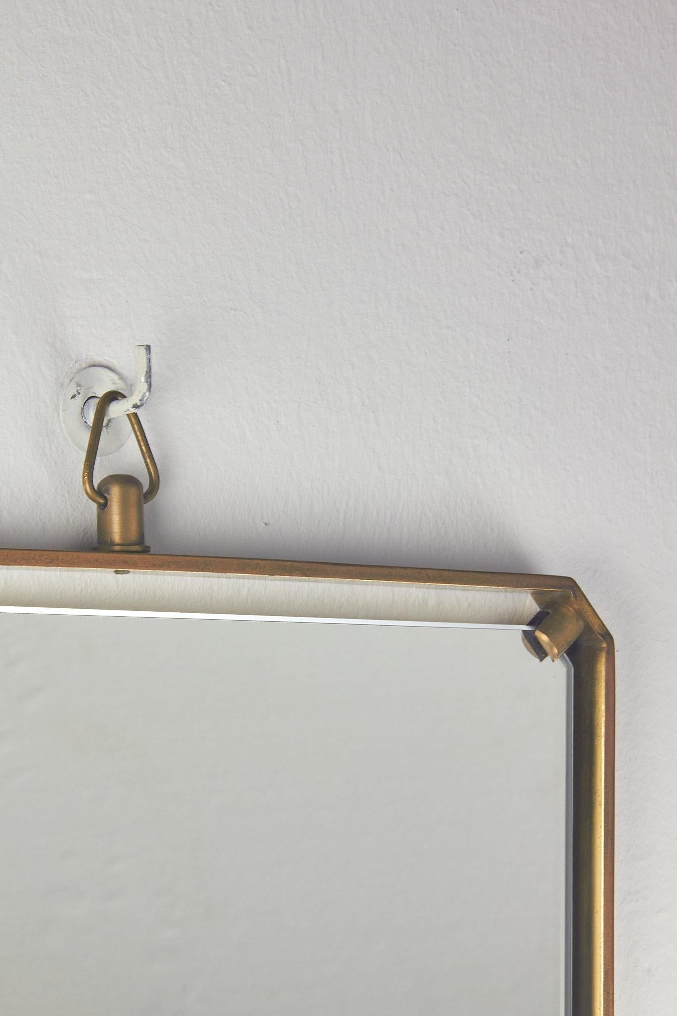 Specchio ottone di 