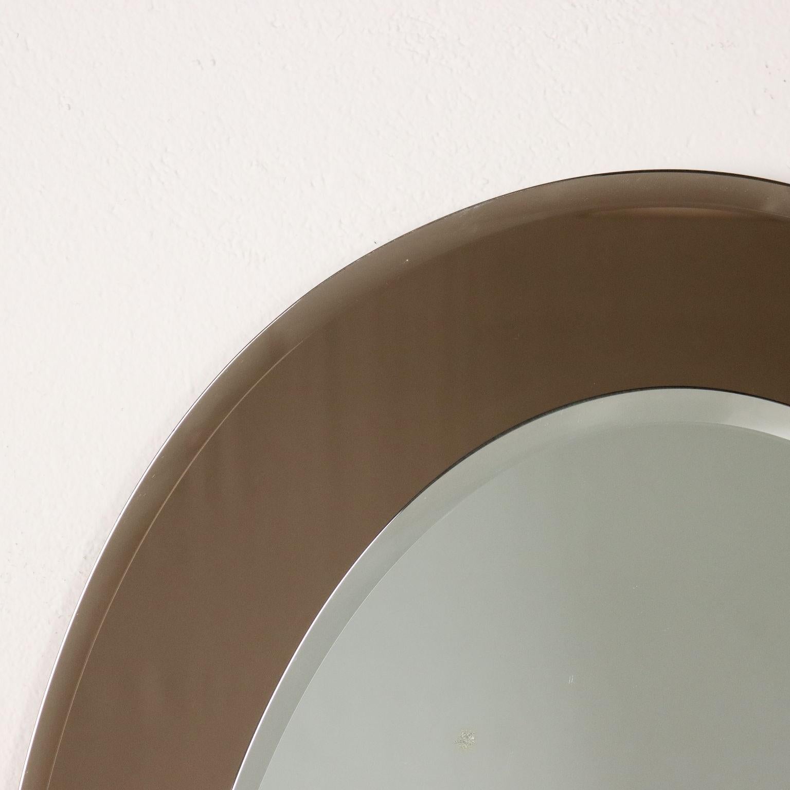 Mid-Century Modern Oval mirror 1960s For Sale
