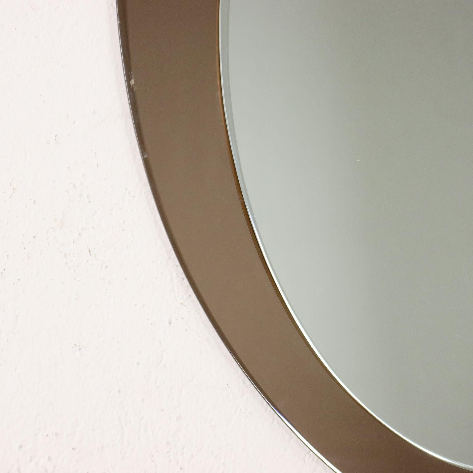 Italian Oval mirror 1960s For Sale