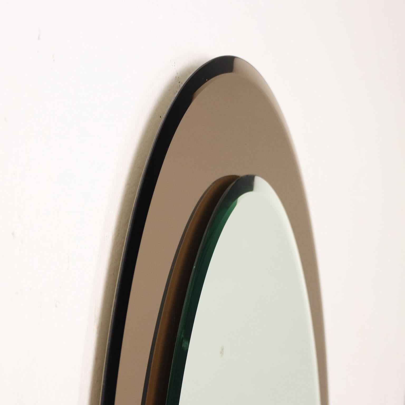 Mirror Oval mirror 1960s For Sale
