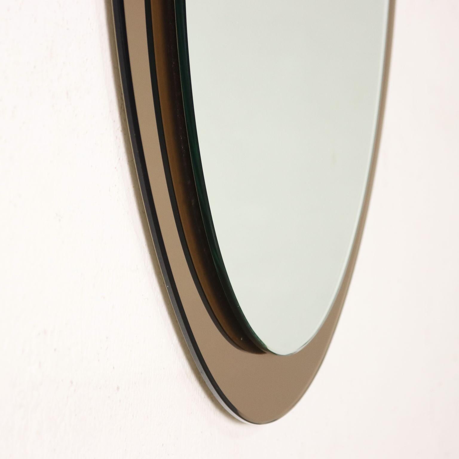 Oval mirror 1960s For Sale 1