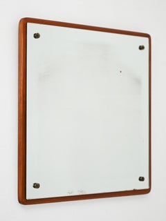 60s-70s square teak mirror