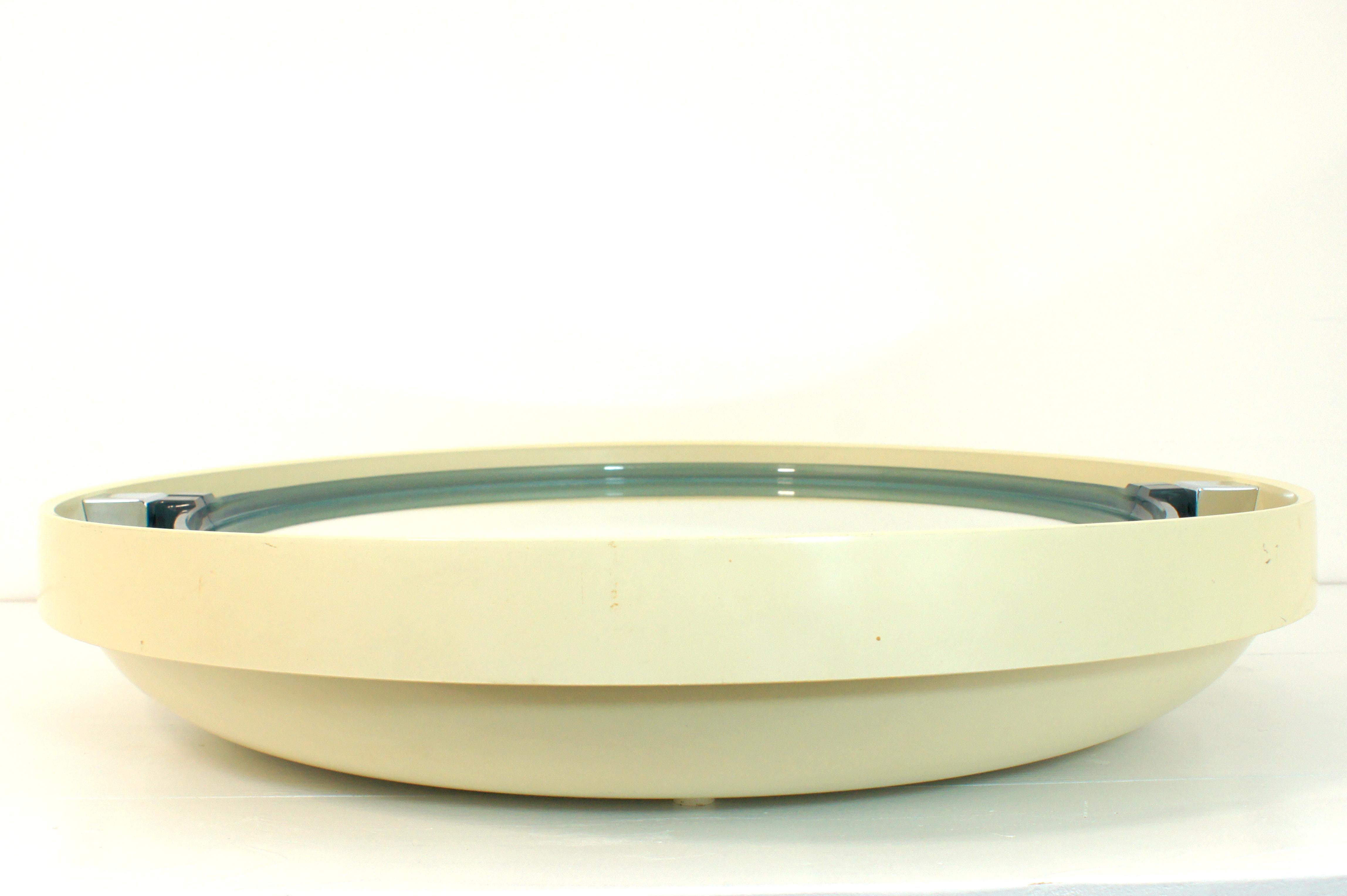 Late 20th Century 1970s space age backlit mirror, allibert