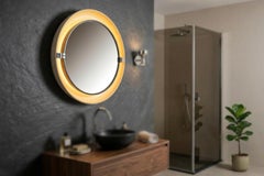 ALLIBERT Vintage 1970s Backlit Mirror - Model A41 Space Age