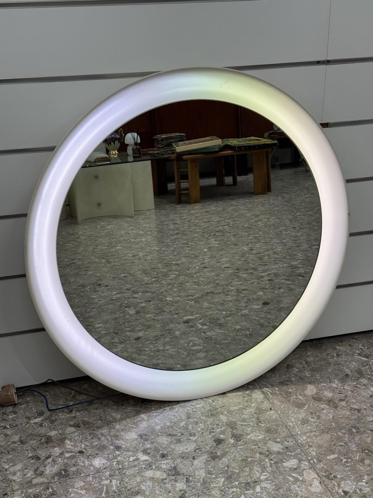 Specchio Retroilluminato Anni 70 Luxury Vintage (Space Age) im Angebot