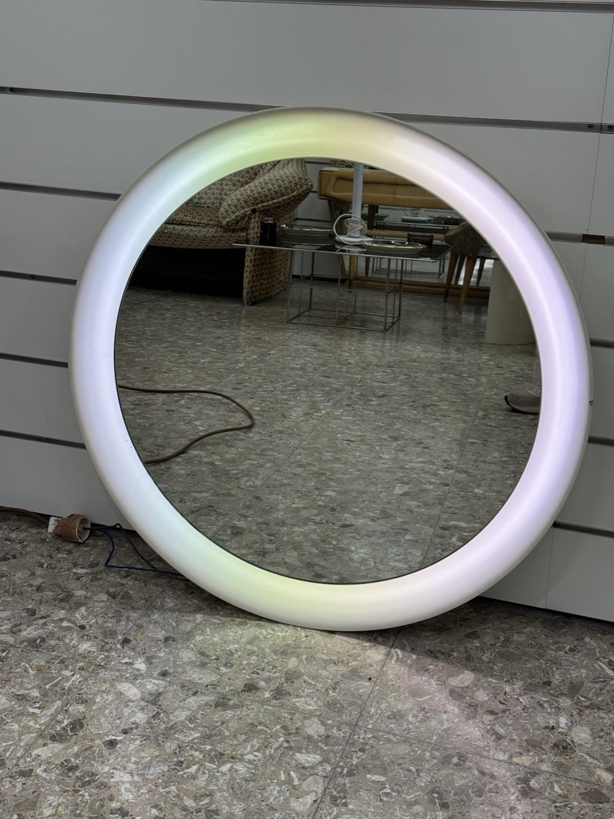 Specchio Retroilluminato Anni 70 Luxury Vintage (Italian) im Angebot