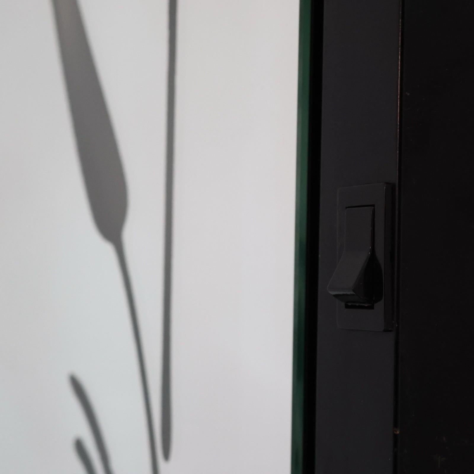 Specchio Retroilluminato Da Parete Design Anni '80 Modernariato en vente 4