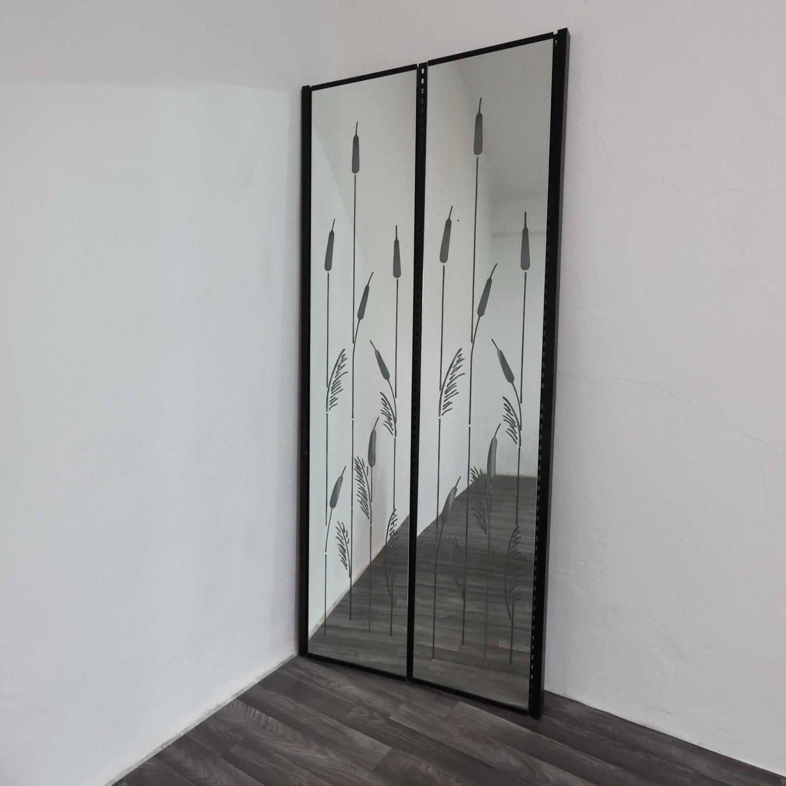 Specchio Retroilluminato Da Parete Design Anni '80 Modernariato en vente 7