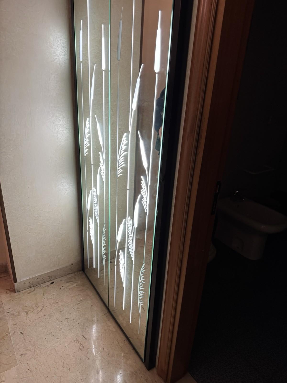 Specchio Retroilluminato Da Parete Design Anni '80 Modernariato en vente 9