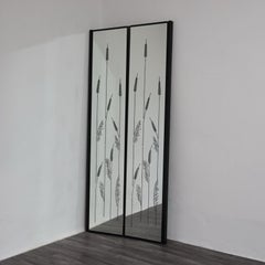 Backlit Wall Mirror Design 1980s Modernism
