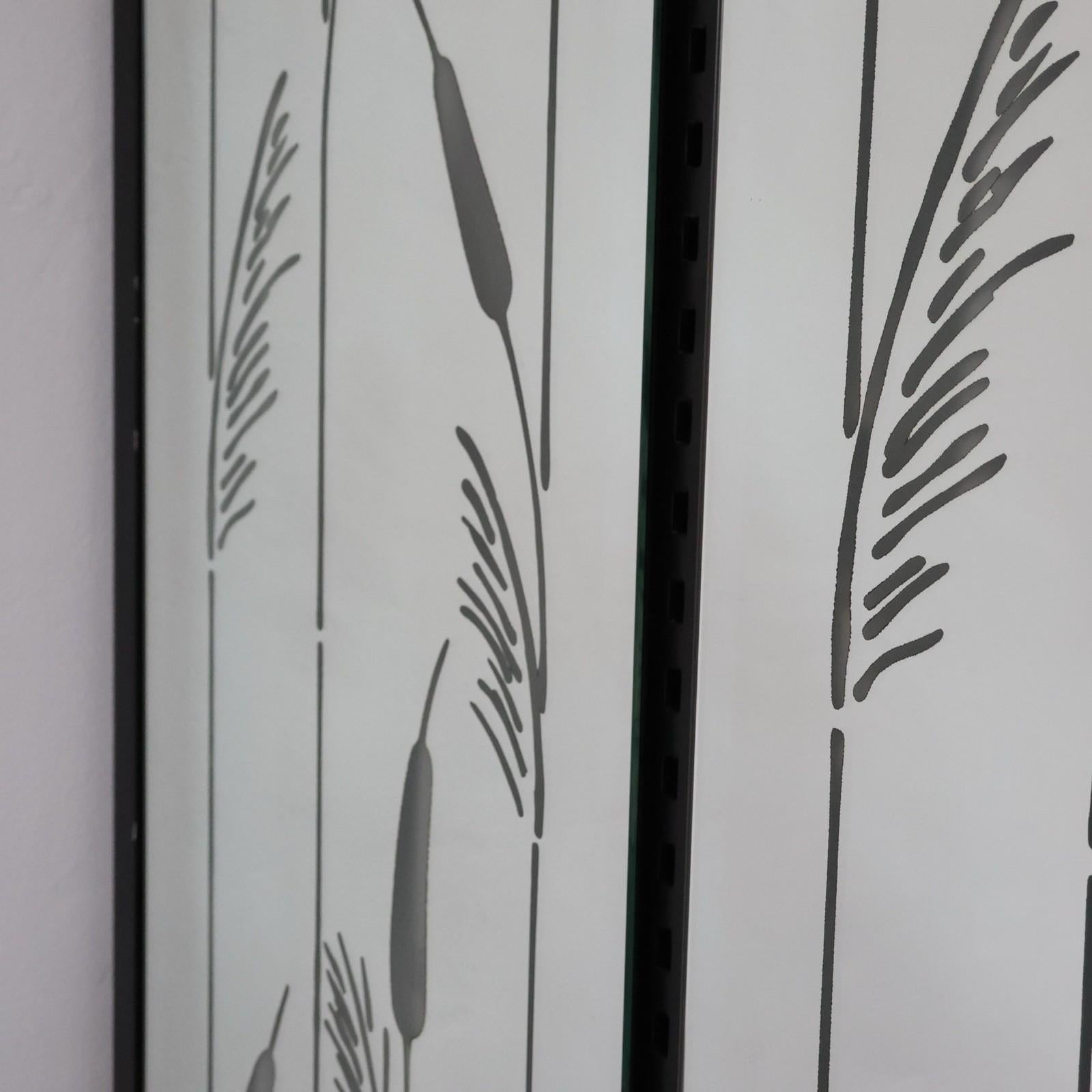 Specchio Retroilluminato Da Parete Design Anni '80 Modernariato en vente 2