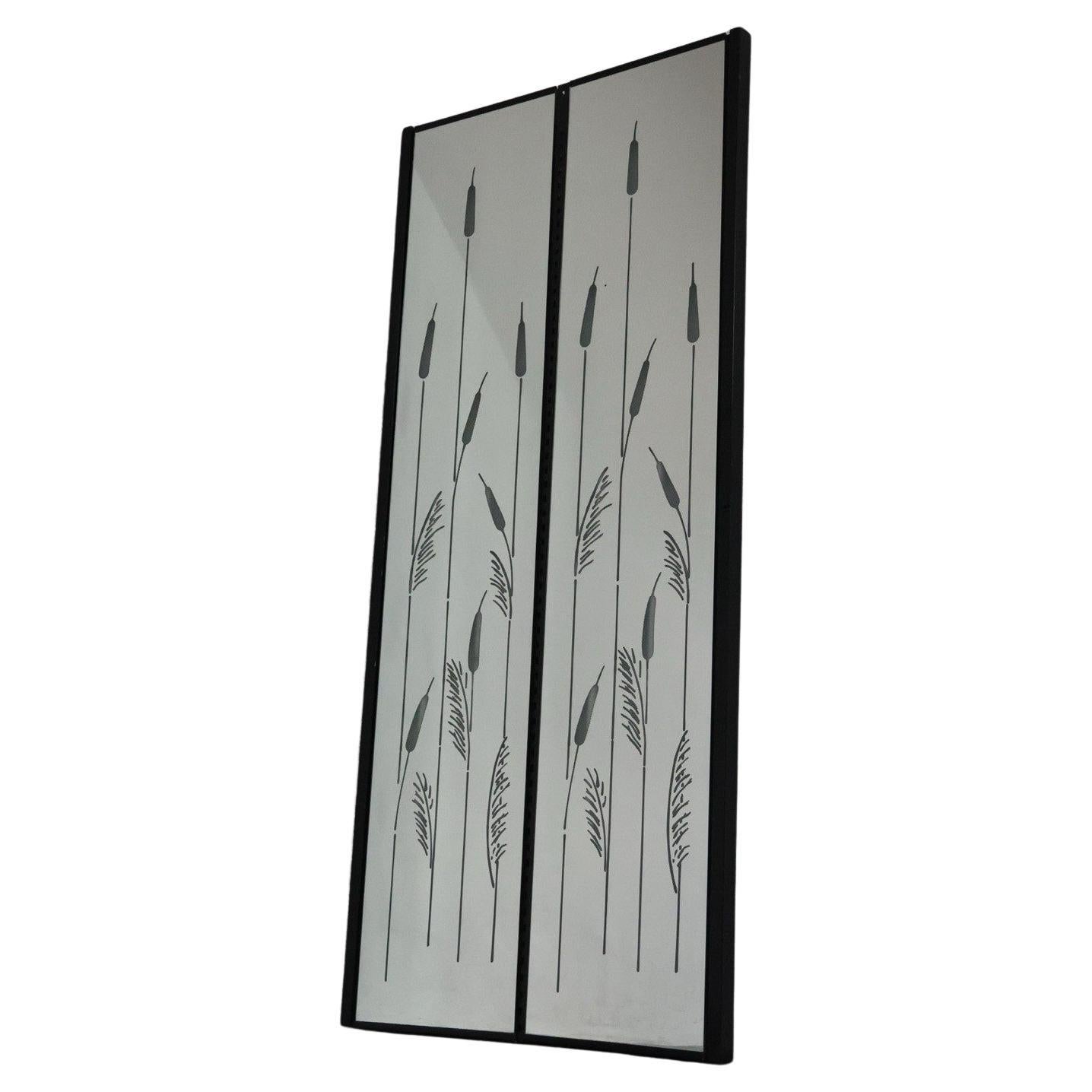 Specchio Retroilluminato Da Parete Design Anni 
80 Modernariato en vente