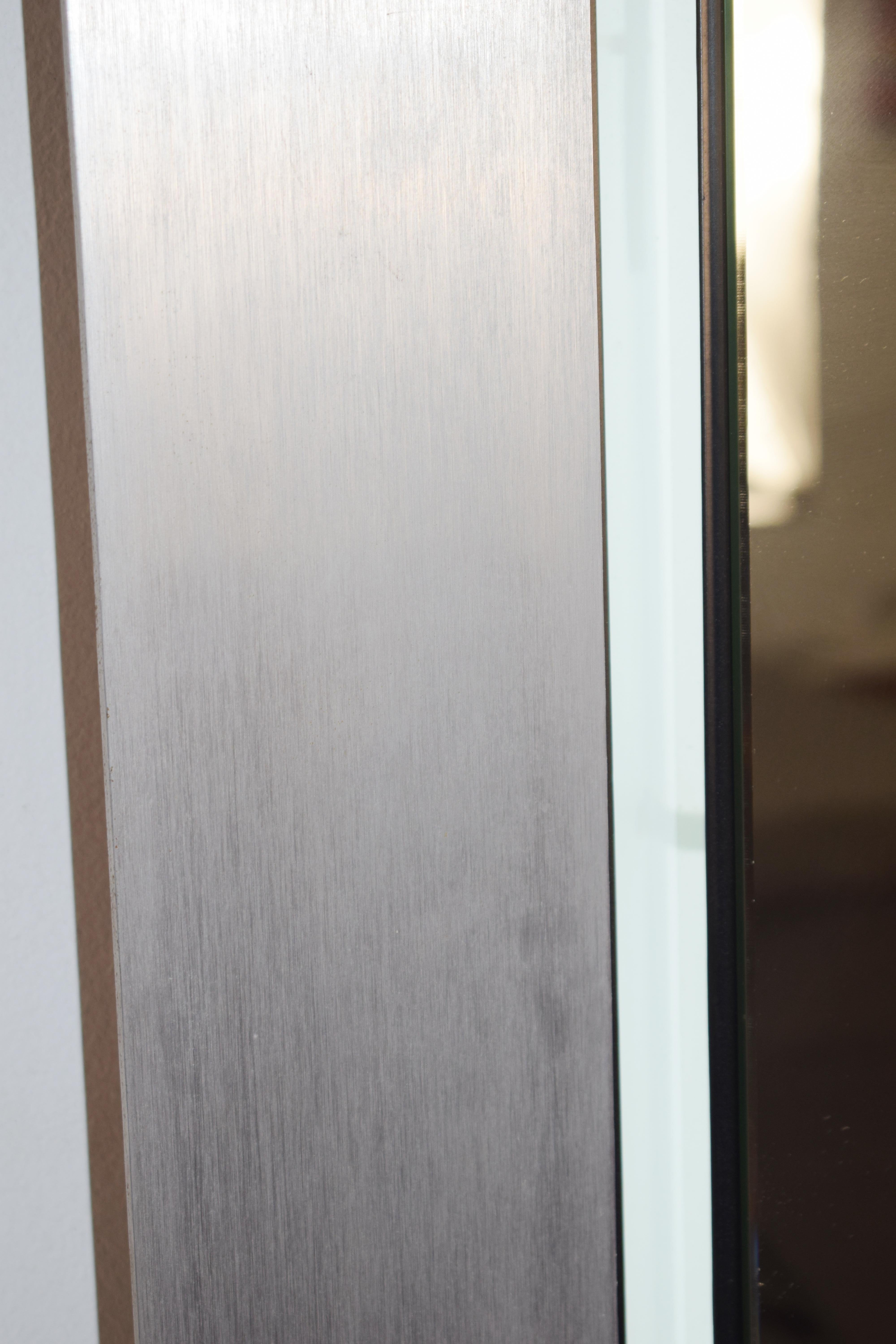Late 20th Century Backlit mirror, Italy, 1970s. For Sale