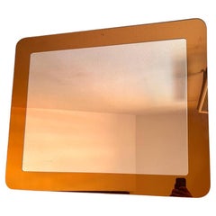 Rectangular mirror rosé, gold Cristal Arte 1960