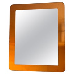 Rectangular mirror rosé, gold Cristal Arte 1960