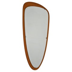 Scandinavian 1950s-60s teardrop mirror