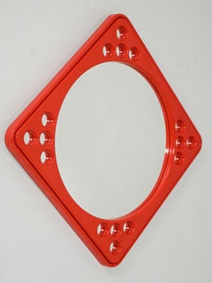 Scandinavian 1970s mirror Makiesen Kuvastin Oy