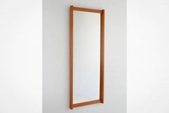 Scandinavian vintage 60s pine mirror
