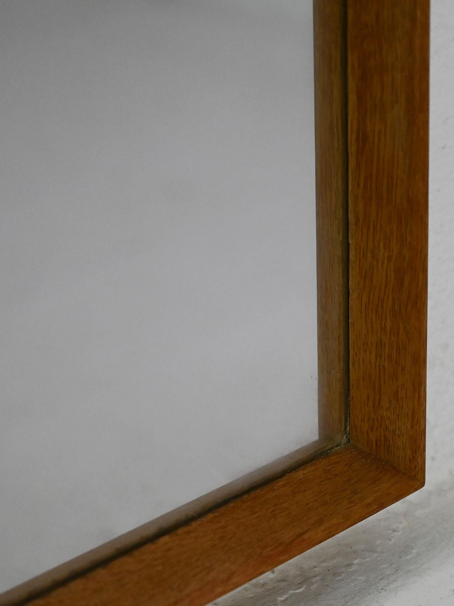 Swedish Miroir scandinave vintage Evy en teck, 1960s en vente