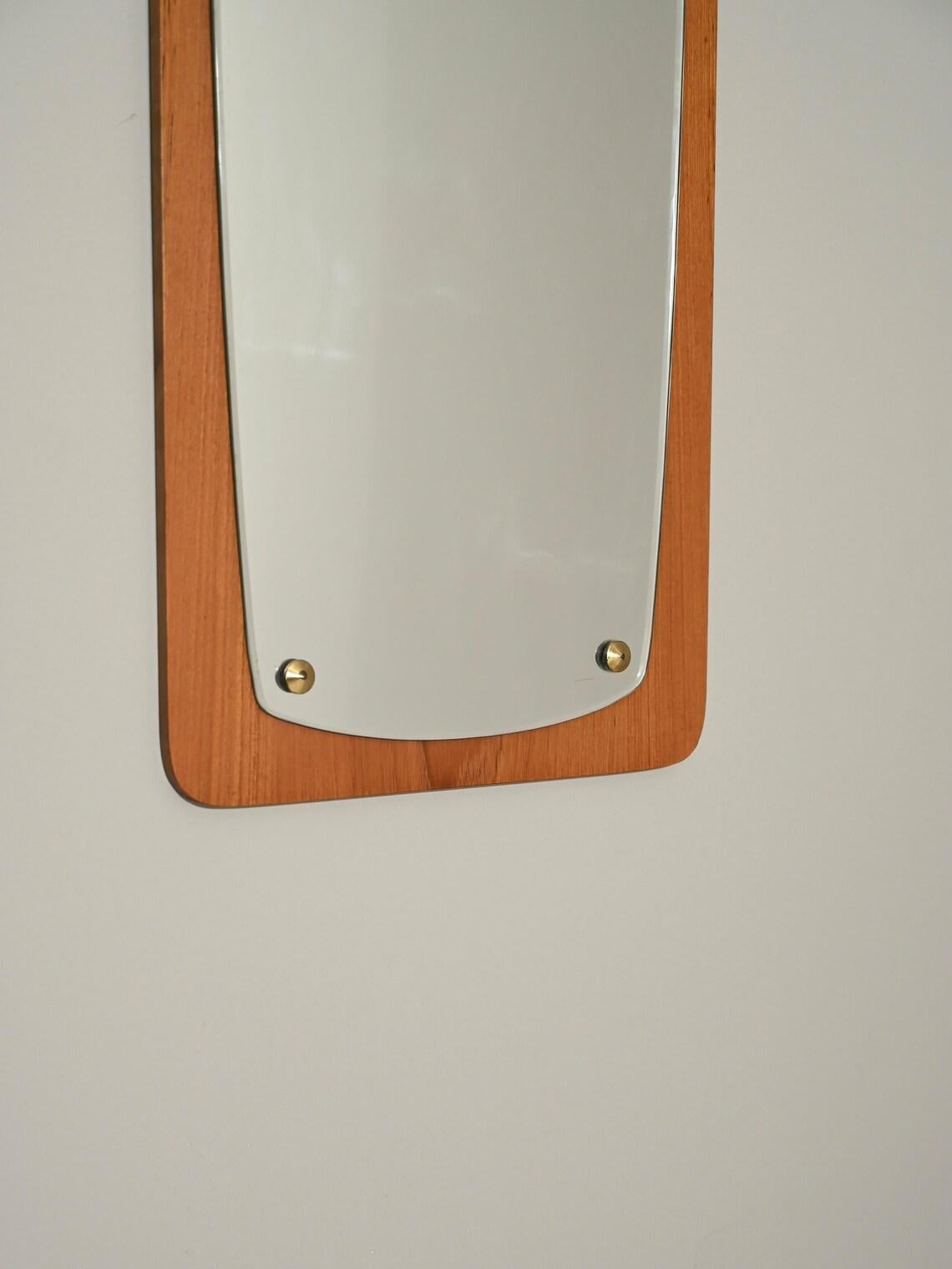 Swedish Miroir scandinave vintage par Fröseker en vente