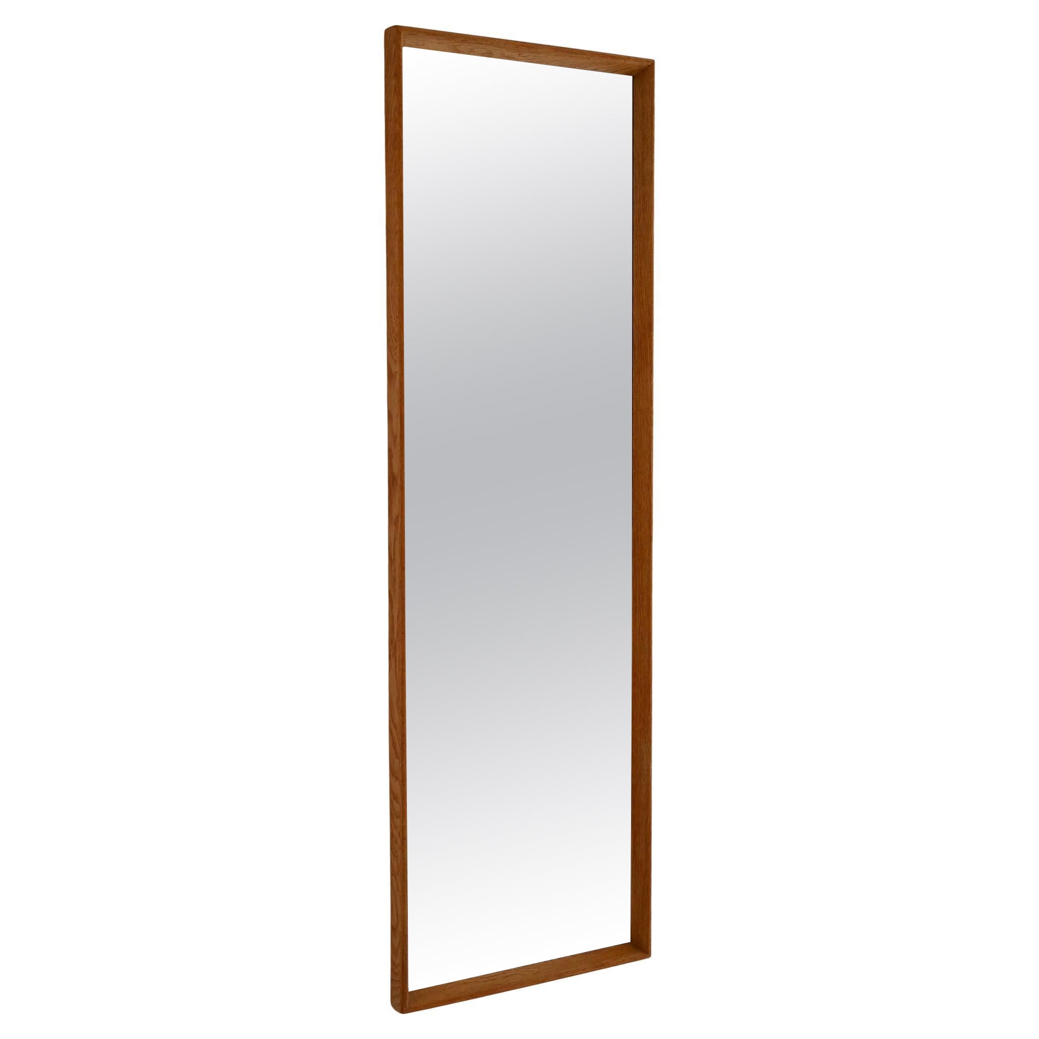 Miroir rectangulaire scandinave en chêne