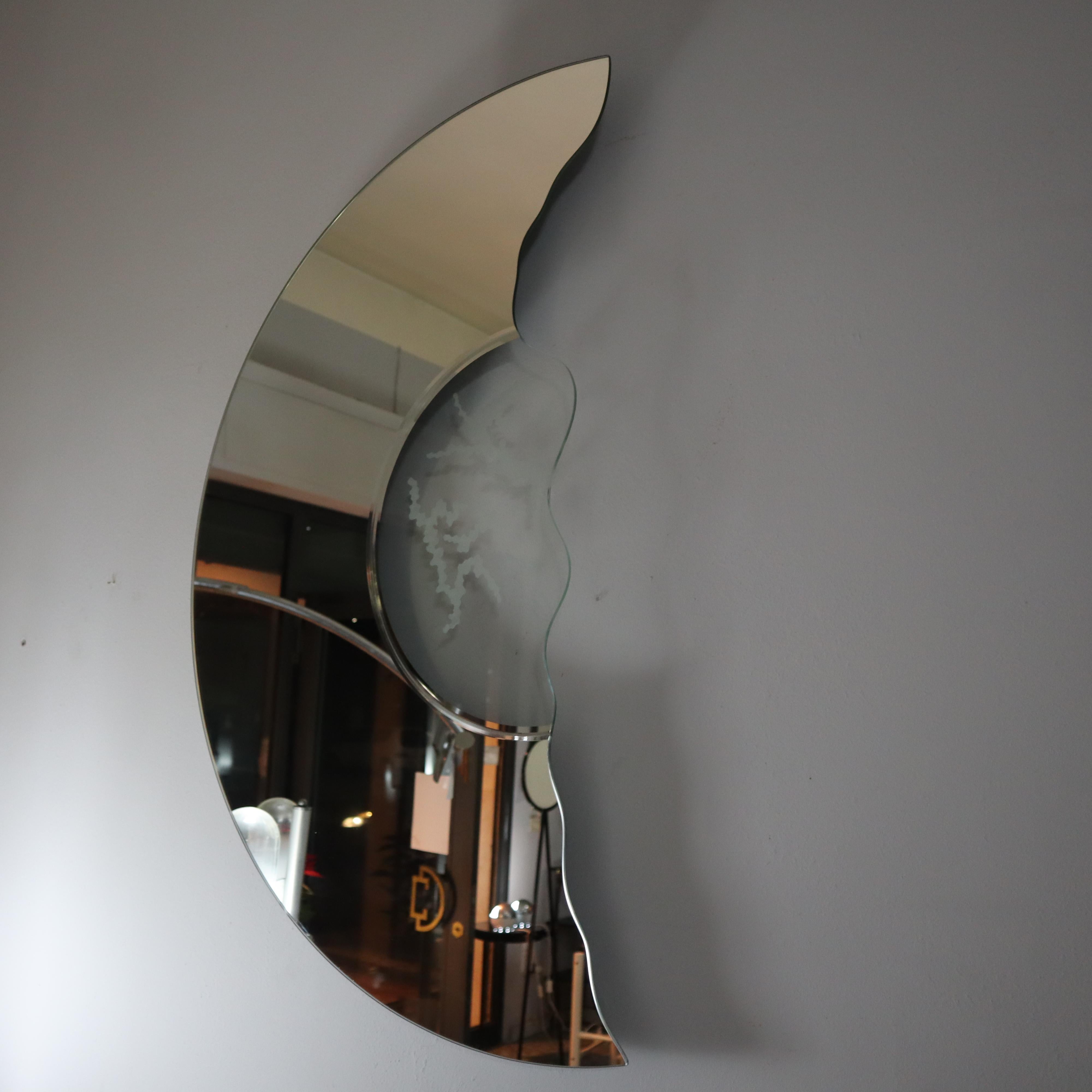 Frosted Mid-century modern glass 