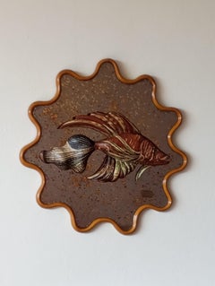 Mirror-sculpture with fish by Mauro Pieroni - Florence Italy '70
